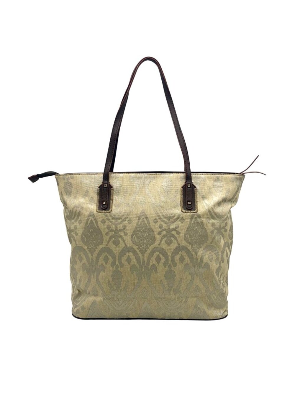 Stella And Dot Cream Geometric Print Tote